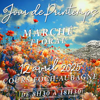 Lire la suite à propos de l’article Marché aux fleurs AUBAGNE (12 Avril)