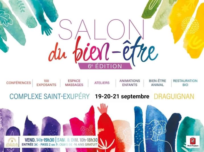 Lire la suite à propos de l’article Salon du Bien-être Draguignan 19-20-21 sept 2025